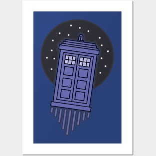 TARDIS IS SPACE Posters and Art